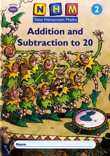 Cover of Heinemann Maths Year 2 activity book, addition and subtraction.
