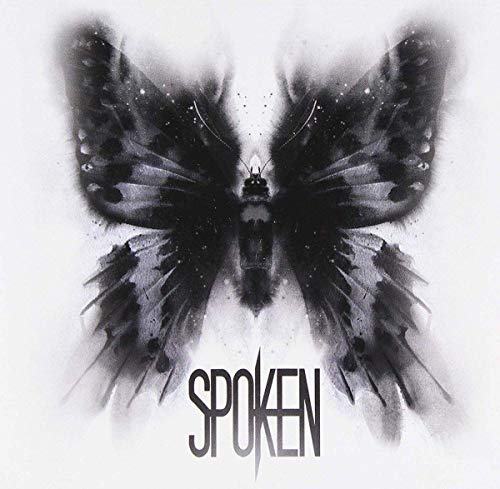 CD cover: black and white butterfly with the word "SPOKEN" below.