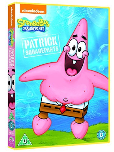 DVD cover featuring Patrick Star from Spongebob Squarepants smiling.