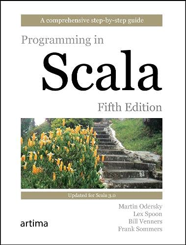 Book cover: "Programming in Scala, Fifth Edition" with a landscape image.
