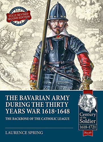 Book cover depicting a 17th-century Bavarian soldier with a halberd.