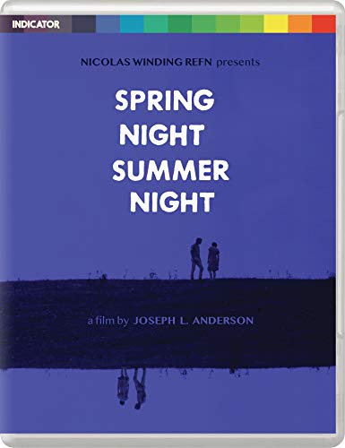 Blu-ray cover for "Spring Night Summer Night" featuring two figures at dusk.