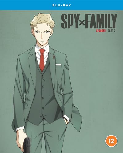 Spy x Family Part 2 Blu-ray cover featuring a man in a suit.