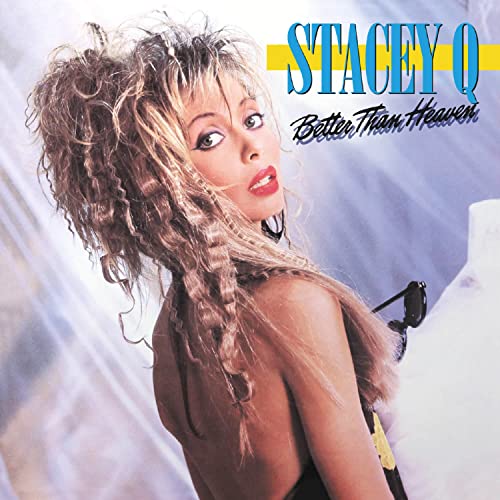 Album cover for Stacey Q’s “Better Than Heaven” featuring the artist.