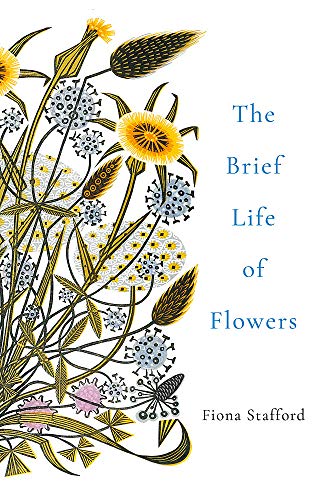 Book cover with illustrated wildflowers and the title "The Brief Life of Flowers".