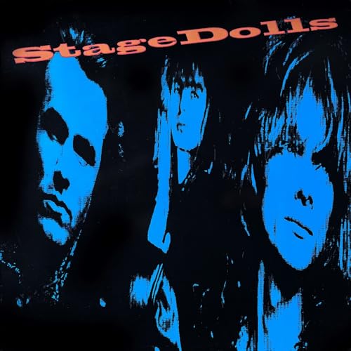 CD cover for Stage Dolls featuring three blue-toned faces against black.
