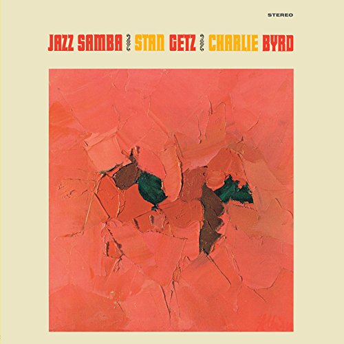 Album cover for Jazz Samba by Stan Getz and Charlie Byrd with abstract art.