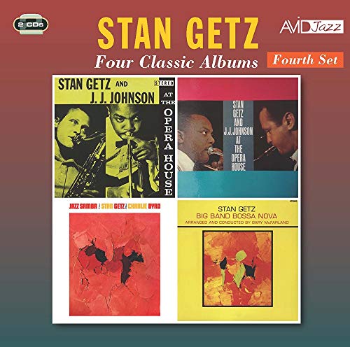 CD cover for Stan Getzās āFour Classic Albumsā with album art.