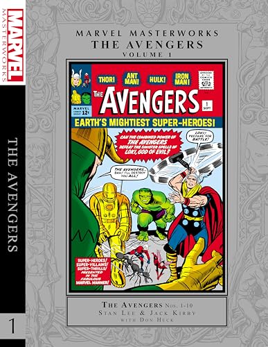 Cover of Marvel Masterworks: The Avengers Vol. 1 comic book, featuring heroes.