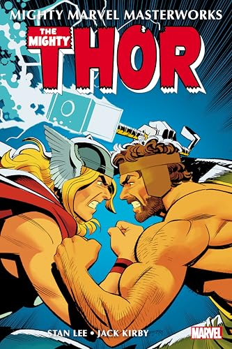 Comic book cover featuring Thor facing a bearded man in conflict.