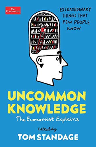 Book cover: head-shaped bookshelf with title "Uncommon Knowledge.
