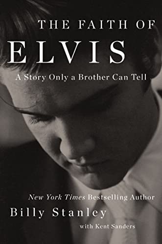 Book cover: black and white portrait of a man, title "The Faith of Elvis".