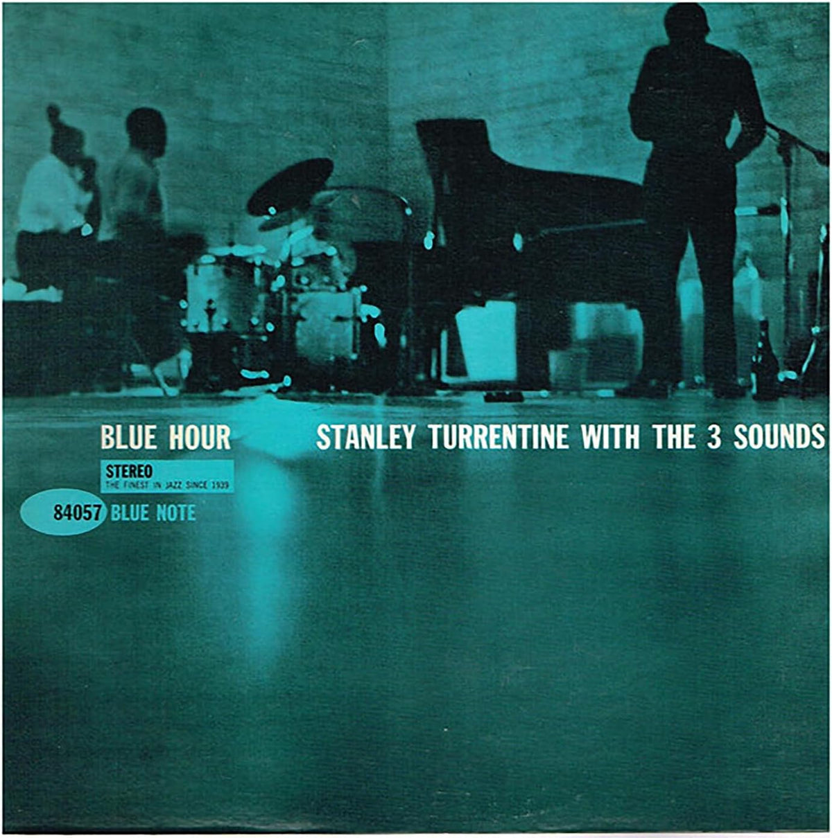 CD case featuring Stanley Turrentine and The Three Sounds album cover, Blue Hour.