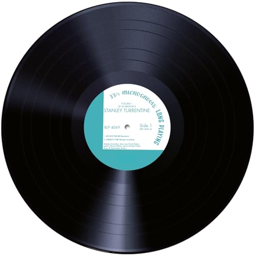 Black vinyl record with a teal and white "Stanley Turrentine" label.