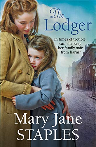 Book cover: two young girls embraced, London street scene in background.