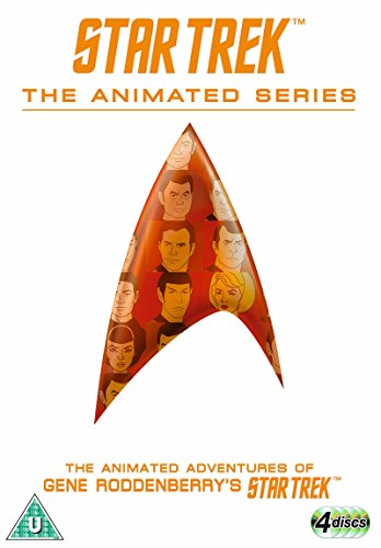Star Trek Animated Series DVD cover featuring characters within a delta shield.
