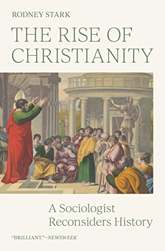Book cover: "The Rise of Christianity" depicts a historical religious scene.