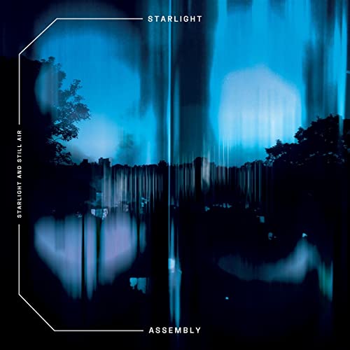 CD cover with abstract blue and black landscape, text “Starlight Assembly”.