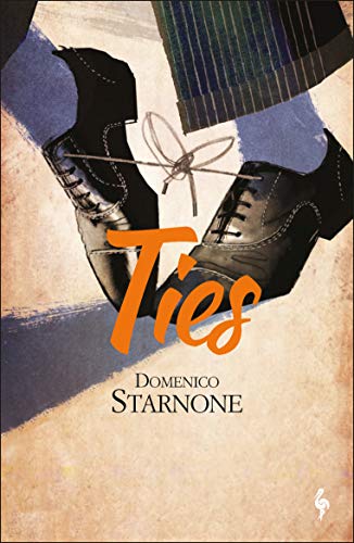 Book cover showing two black dress shoes tied together by their laces.