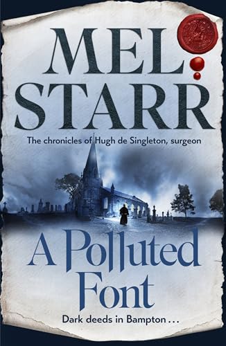 Book cover featuring a silhouette of a person walking toward a church at night.