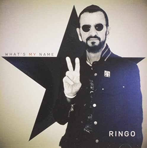 Ringo Starr CD cover featuring a black and white portrait.