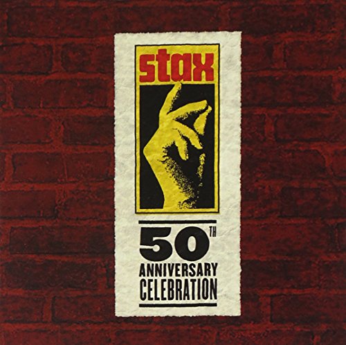 Stax 50th Anniversary CD cover with hand graphic and text.