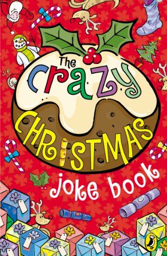 Colorful book cover featuring a Christmas pudding and festive decorations.