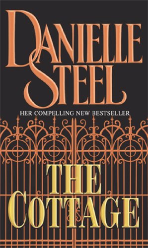 Book cover for “The Cottage” by Danielle Steel with ornate gate imagery.
