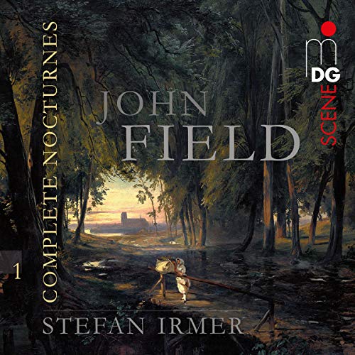 CD cover: painting of a landscape with a figure and horse.