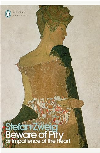 Book cover: “Beware of Pity” by Stefan Zweig, Art Nouveau illustration.