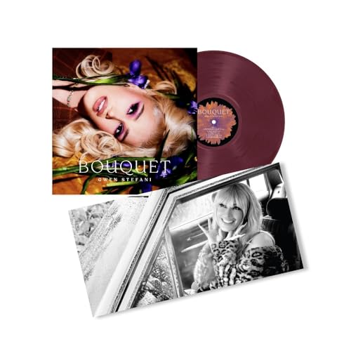 Gwen Stefani's "Bouquet" vinyl record with album cover and insert.