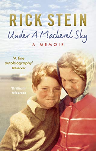 Book cover featuring a young boy and a woman against a cloudy sky.