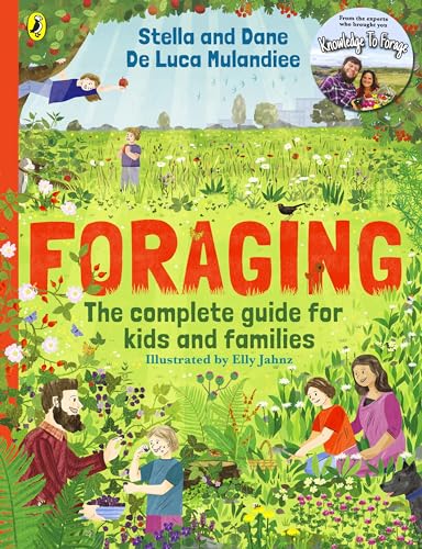 Book cover depicting families foraging for plants and berries outdoors.