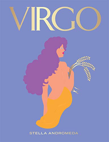 Book cover for "Virgo" featuring a stylized illustration of a woman.