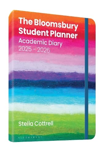 Colorful academic planner with "The Bloomsbury Student Planner 2025-2026" text.