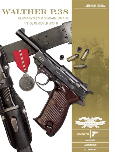 Walther P.38 pistol, holster, bullets, and WWII-era military background.