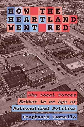 Book cover: "How the Heartland Went Red" with an aerial city view.