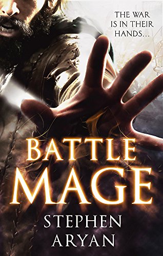 Book cover: a man with outstretched hand amidst magical energy.