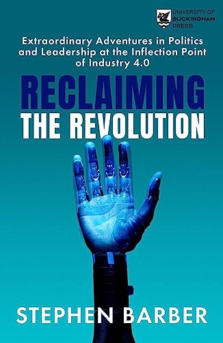 Book cover: “Reclaiming the Revolution” with a robotic hand image.