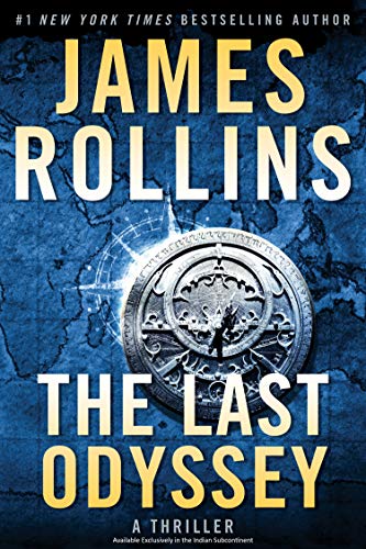 Book cover with large text, ornate clock image, and dark blue background.