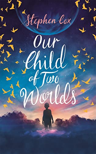 Book cover: silhouetted child with flying birds and colorful sky.