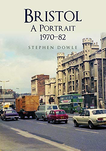 Book cover depicting a busy Bristol street scene, 1970-82.