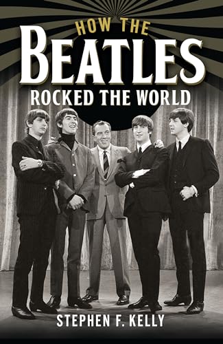 Book cover featuring The Beatles in suits, with title and author name.