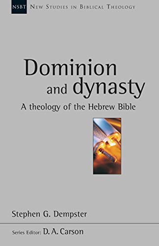 Book cover: “Dominion and dynasty” with a rolled scroll image.