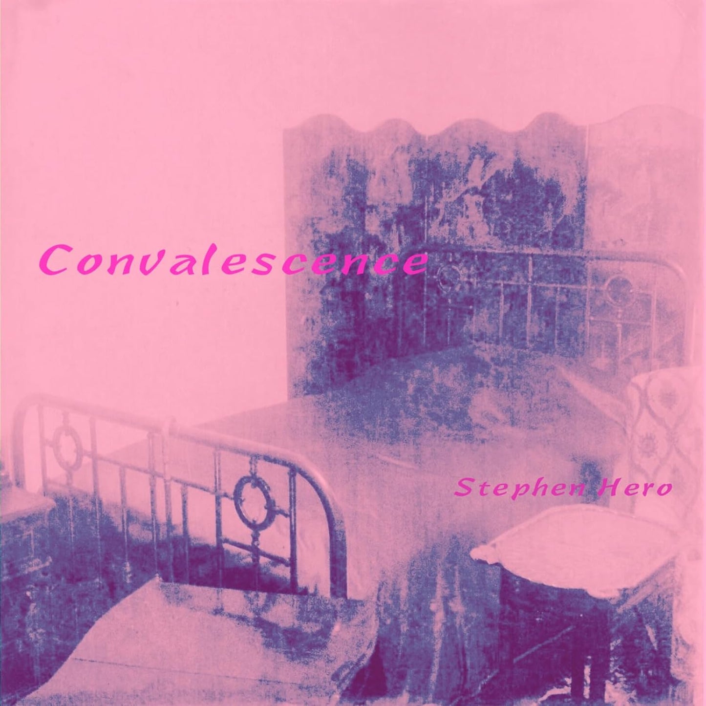 CD cover for "Stephen Hero - Convalescence" with a blurry, vintage bedroom scene.