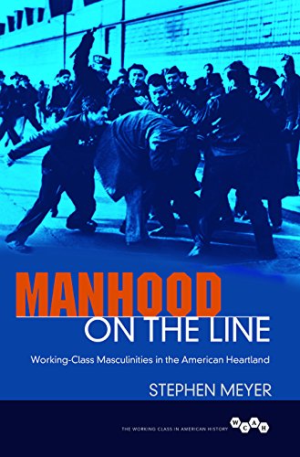 Book cover depicting a 1970s labor protest with striking workers fighting.