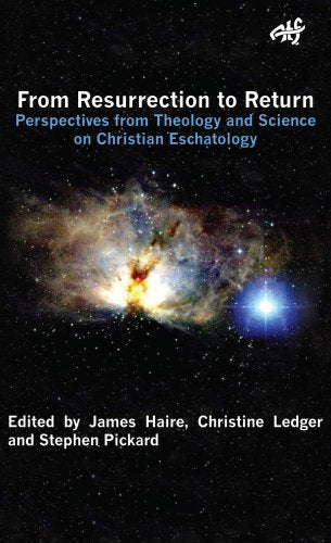 Book cover with galactic nebula image, titled "From Resurrection to Return.