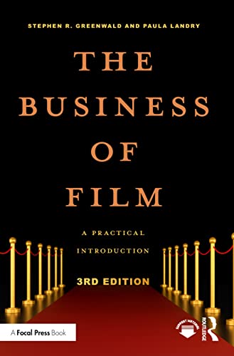 Book cover: "The Business of Film," 3rd edition, with red carpet imagery.