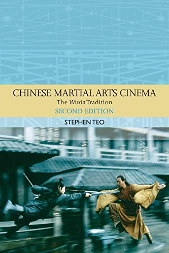Book cover depicting a wuxia film scene with sword-fighting figures.