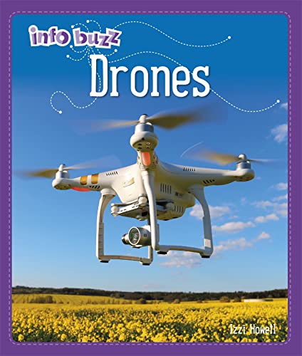 Book cover featuring a white and gray drone against a blue sky.